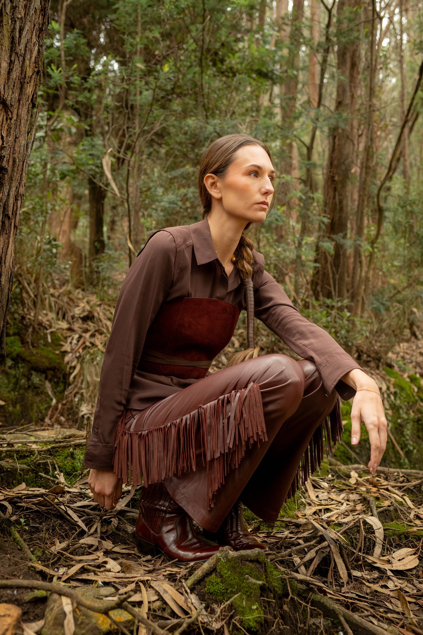 Candelaria Top Burgundy