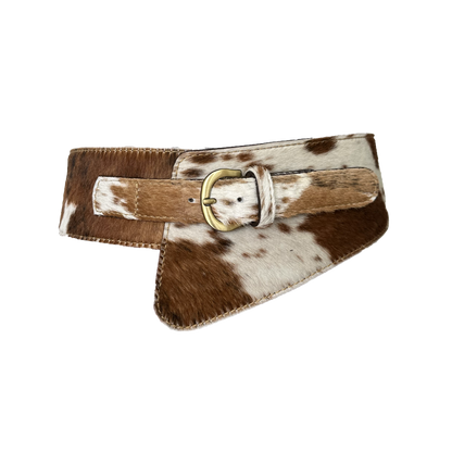 Savanna Cow Print Brown