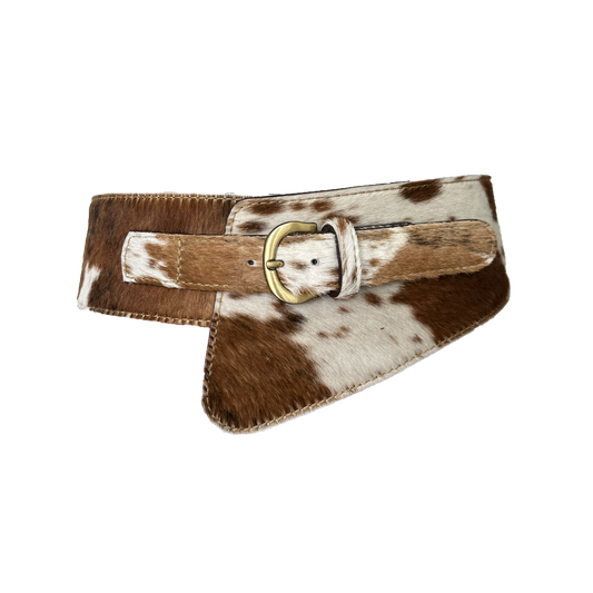 Savanna Cow Print Brown