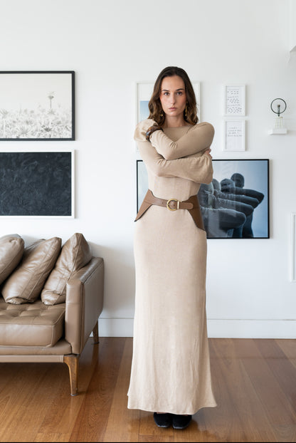 Eclipse Belt Mocha Mouse & Black