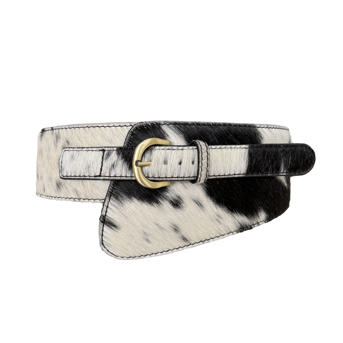 Savanna Cow Print Black