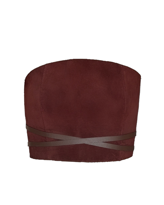 Candelaria Top Burgundy