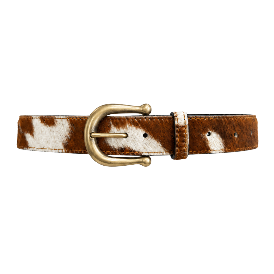 Savanna Thin Cowprint Brown — frente