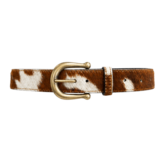Savanna Thin Cowprint Brown — frente