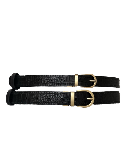 Sorrento Black - Double Sided Belt