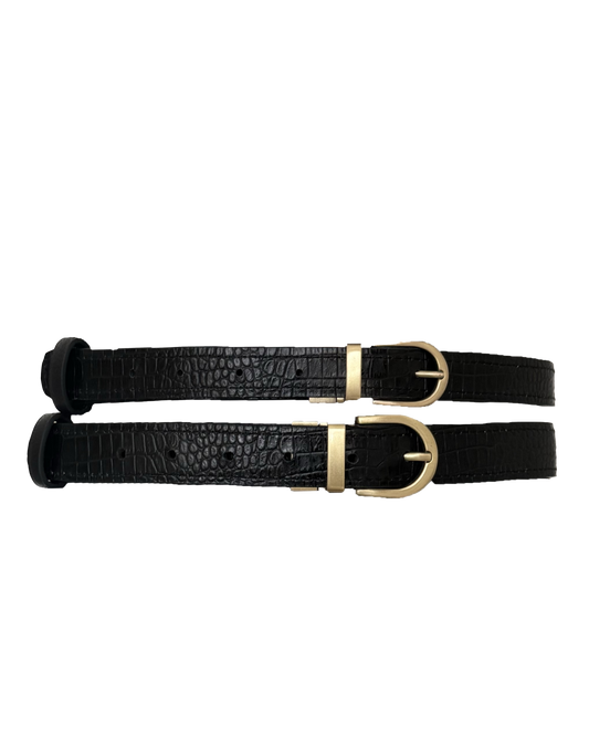 Sorrento Black - Double Sided Belt