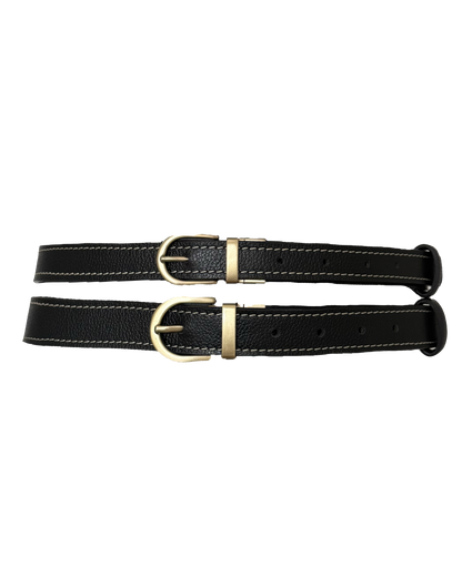 Sorrento Black - Double Sided Belt